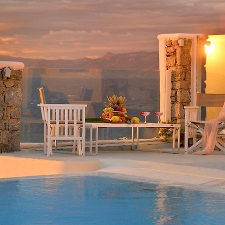 Mykonos Sea View Luxury Villa By Calypso Sunset Villas Mykonos Town 外观 照片