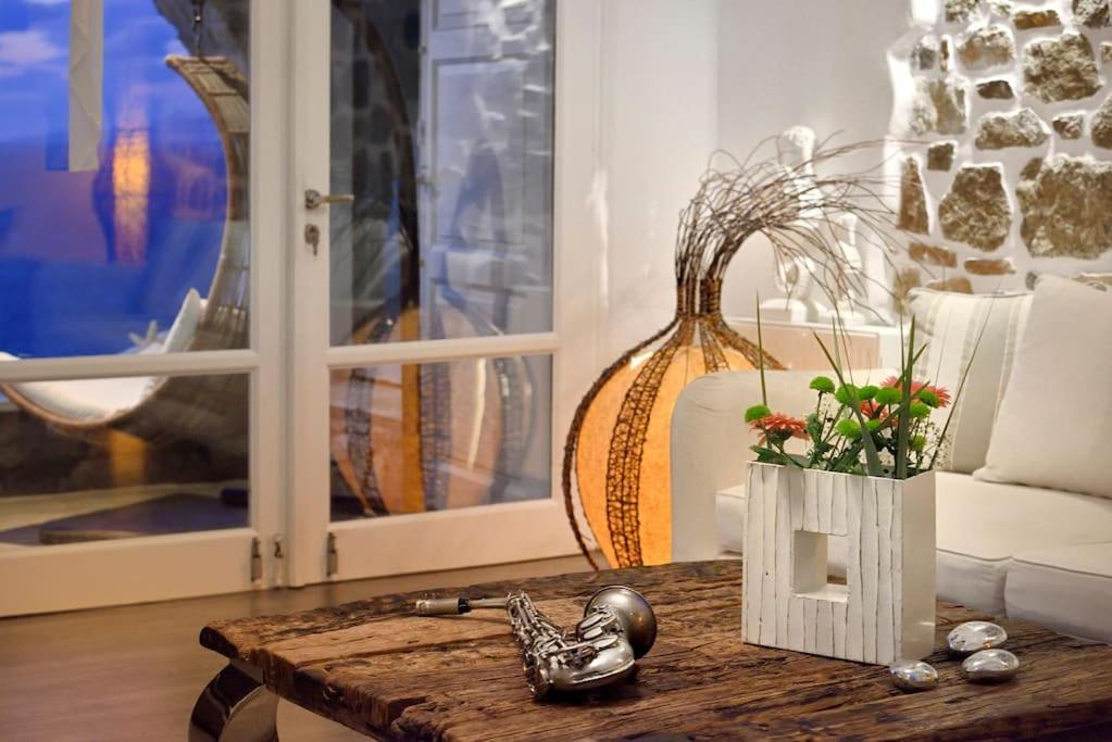 Mykonos Sea View Luxury Villa By Calypso Sunset Villas Mykonos Town 外观 照片