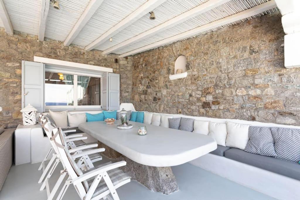 Mykonos Sea View Luxury Villa By Calypso Sunset Villas Mykonos Town 外观 照片
